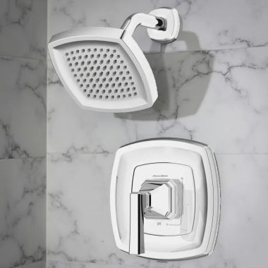 Click here to see American Standard TU612507.002 American Standard Crawford Shower Trim with Water-Saving Showerhead, WaterSense, 1.8 GPM, Chrome - TU612507.002