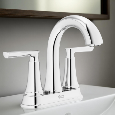 Click here to see American Standard 7427201.002 American Standard Braymer Centerset Bathroom Faucet With Metal Push Pop-Up, ADA, Polished Chrome - 7427201.002