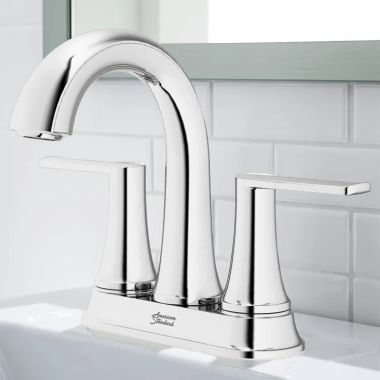 Click here to see American Standard 7428201.002 American Standard Corsham Centerset Bathroom Faucet With Metal Push Pop-Up, ADA, Polished Chrome - 7428201.002