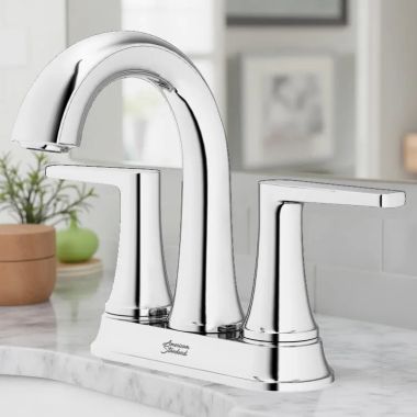 Click here to see American Standard 7429201.002 American Standard Becklow Centerset Bathroom Faucet With Metal Push Pop-Up, ADA, Polished Chrome - 7429201.002