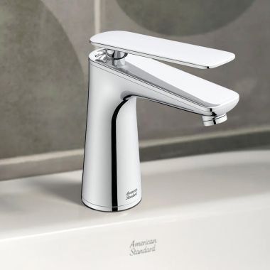 Click here to see American Standard 7061104.002 American Standard Aspirations One-Handle Bathroom Faucet, 1.2 GPM, Polished Chrome - 7061104.002