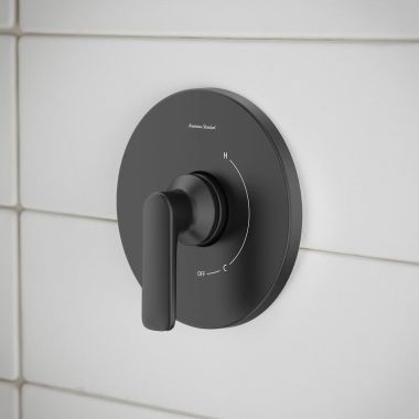 Click here to see American Standard TU061500.243 American Standard Aspirations Pressure Balance Valve Trim, Lever Handle, ADA, Matte Black - TU061500.243