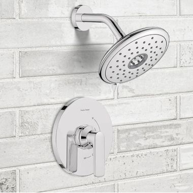 Click here to see American Standard TU061507.002 American Standard Aspirations Pressure Balance Shower Trim, 1.8 GPM, Polished Chrome - TU061507.002