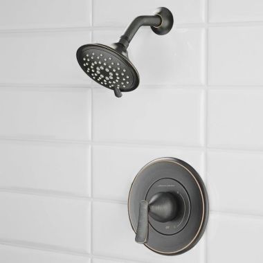 Click here to see American Standard 7413501.278 American Standard Chatfield 3 Function Shower Only Faucet with Pressure Balance Valve, Lever Handle, Legacy Bronze - 7413501.278