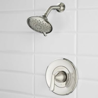 Click here to see American Standard 7413501.295 American Standard Chatfield 3 Function Shower Only Faucet with Pressure Balance Valve, Lever Handle, Brushed Nickel - 7413501.295