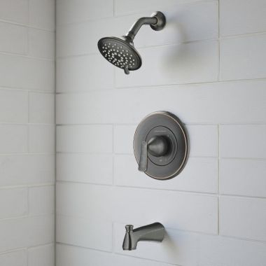 Click here to see American Standard 7413502.278 American Standard Chatfield 3 Function Tub and Shower Faucet with Pressure Balance Valve, Lever Handle, Legacy Bronze - 7413502.278