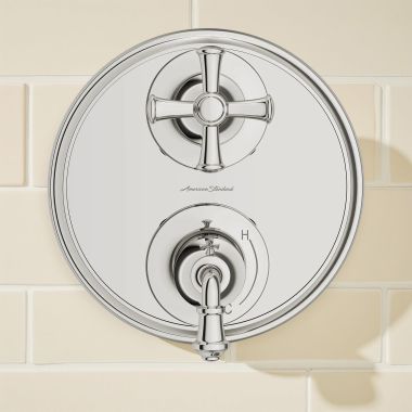 Click here to see American Standard TU052740.013 American Standard Delancey Pressure Balance Valve Trim with Diverter, ADA, Polished Nickel - TU052740.013