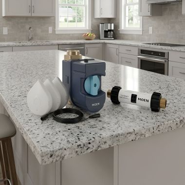 Click here to see Moen 930-002 Moen Flo Smart Water Monitor and Shutoff Installation Spacer Kit, 0.75
