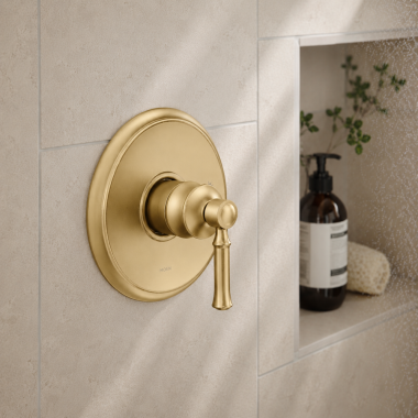 Click here to see Moen UT2181BZG Moen Dartmoor M-CORE 2-Series Valve Trim, Bronzed Gold - UT2181BZG