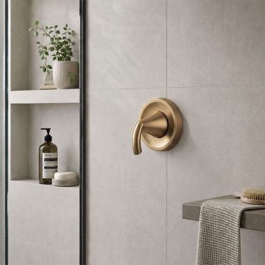 Click here to see Moen UT2721BZG Moen Glyde M-CORE Transfer Valve Trim, Lever Handle, Bronzed Gold - UT2721BZG