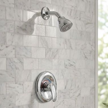 Click here to see Moen L23552 Moen Chateau Posi-Temp Single-Handle Shower Only Trim, Single Function Shower Head, 2.5 GPM, Chrome - L23552