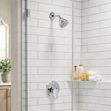 Click here to see Moen TL5473 Moen Chateau Single-Handle Shower Only Trim, 2.5 GPM, Chrome - TL5473