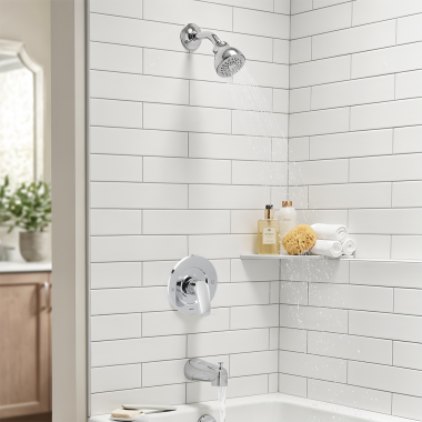 Click here to see Moen TL5471 Moen Chateau Single-Handle Tub and Shower Trim, 2.5 GPM, Chrome - TL5471