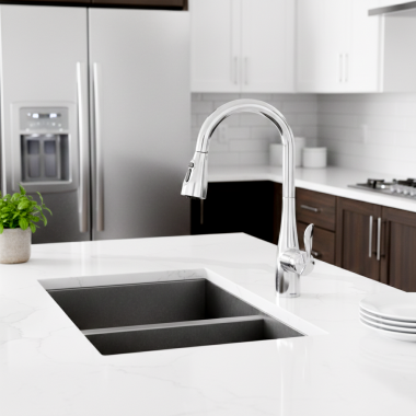 Click here to see Moen F26620 Moen Transitional Filtration Retrofit Wand Kit, 1.5 GPM, Chrome - F26620  