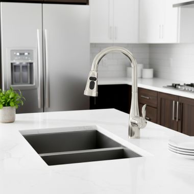 Click here to see Moen F26660SRS Moen Modern Filtration Retrofit Wand Kit, 1.5 GPM, Spot Resist Stainless - F26660SRS