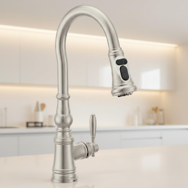 Click here to see Moen F26610SRS Moen Traditional 3-In-1 Filtration Retrofit Wand Kit, 1.5 GPM, Spot Resist Stainless - F26610SRS