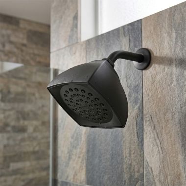 Click here to see Moen 6325EPBL Moen Moenflo Eco-Performance Shower Head, Single-Spray Function, 1.75 GPM, Matte Black - 6325EPBL