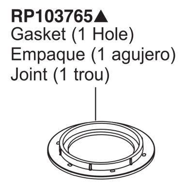 Click here to see Delta RP103765BL Delta Lorna Single-Handle Bathroom Faucet Gasket, Black - RP103765BL