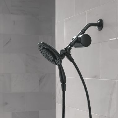 Click here to see Delta 7SF110BBL Delta Clarifi Shower Filter Attachment w/ 4-Setting In2ition, Matte Black - 7SF110BBL