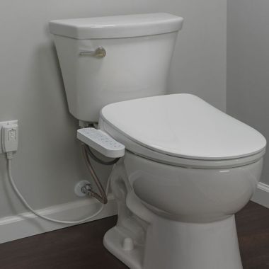 Click here to see Delta 893005E-WH Delta Refresh Standard Elongated Electric Bidet Toilet Seat, White - 893005E-WH