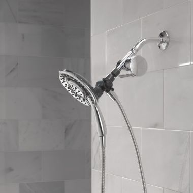 Click here to see Delta 7SF110B Delta Clarifi Shower Filter Attachment w/ 4-Setting In2ition, Chrome - 7SF110B