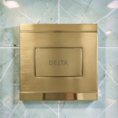 Click here to see Delta T77701-CZ Delta MagnaChoice High Flow Push Button Thermostatic Trim with One Outlet, Champagne Bronze - T77701-CZ
