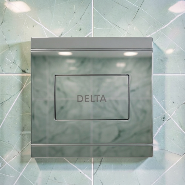Click here to see Delta T77701 Delta MagnaChoice High Flow Push Button Thermostatic Trim with One Outlet, Polished Chrome - T77701