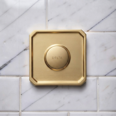 Click here to see Delta T87701-CZ Delta MagnaChoice High Flow Push Button Valve Trim, 1 Outlet, Champagne Bronze - T87701-CZ