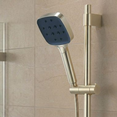 Click here to see Delta S777-PN Delta 5” Multi-Function Handshower with H2Okinetic, Mist Spray, Polished Nickel - S777-PN