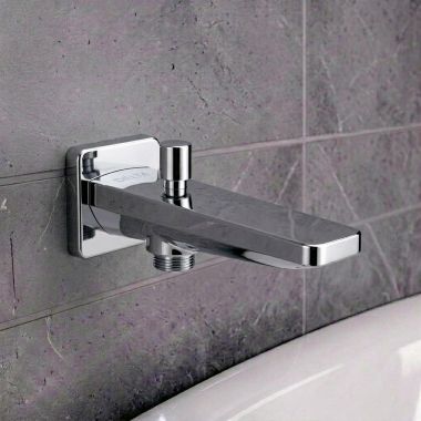 Click here to see Delta ITS62444 Delta Korby 6” Diverter Tub Spout, Metal, Polished Chrome - ITS62444
