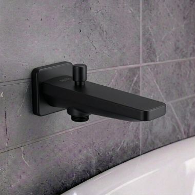 Click here to see Delta ITS62444-BL Delta Korby 6” Diverter Tub Spout, Metal, Matte Black - TS62444-BL
