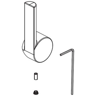 Click here to see Delta RP101197BL Delta Keele Pull-Down Kitchen Faucet Lever Handle Assembly, Matte Black - RP101197BL