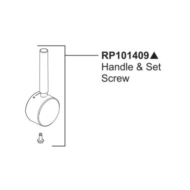 Click here to see Delta RP101409CZ Delta Theodora Replacement Kitchen Faucet Handle And Set Screw, Champagne Bronze - RP101409CZ