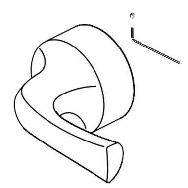 Click here to see Delta RP103780PC Delta Lacey Metal Lever Handle Kit for Monitor 14 Series Two-in-One Shower, Chrome - RP103780