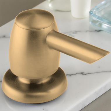 Click here to see Delta RP44651CZ Delta Soap / Lotion Dispenser Assembly, Champagne Bronze - RP44651CZ