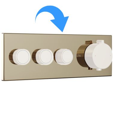 Click here to see Delta RP677005PN Delta MagnaChoice Bud Thermostatic Trim Escutcheon Assembly, Polished Nickel - RP677005PN