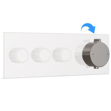 Click here to see Delta RP677009 Delta MagnaChoice Bud Thermostatic Trim Handle Kit, Chrome - RP677009