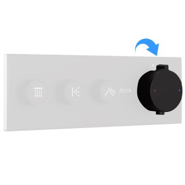 Click here to see Delta RP677009BL Delta MagnaChoice Bud Thermostatic Trim Handle Kit, Matte Black - RP677009BL