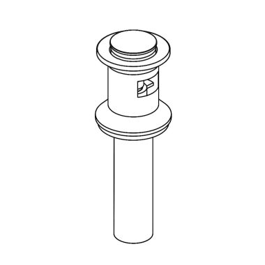 Click here to see Delta RP42172 Delta Mandolin Push Type Pop-Up Drain, Metal, Chrome - RP42172