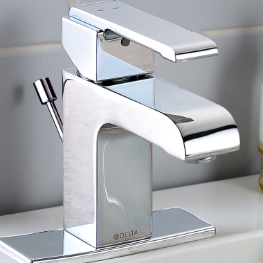 Click here to see Delta 26030 Delta Urban Arzo Single-Handle Bathroom Faucet w/ Pop-Up, 6