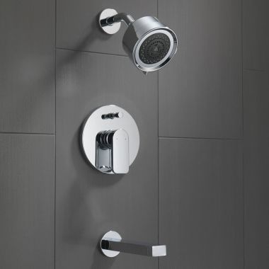 Click here to see Delta 26575 Delta Mandolin In-Wall Tub and Shower w/ Stick Handle, Chrome - 26575