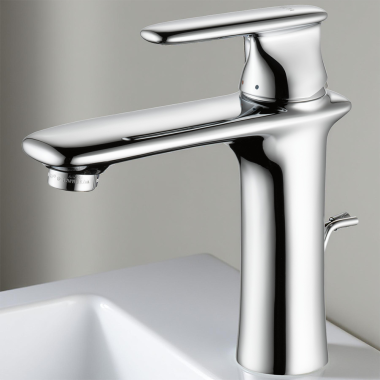Click here to see Delta 33825-DV Delta Andian Single-Handle Bathroom Faucet w/ Pop-Up, Chrome - 33825-DV