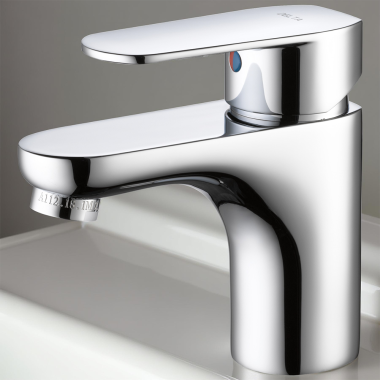 Click here to see Delta 23025-LPU Delta Elemetro Single-Handle Bathroom Faucet, Less Pop-Up, 1.5 GPM, Chrome - 23025-LPU