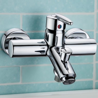 Click here to see Delta 25250-VOLA Delta Grail On-Wall Tub and Shower Valve, Chrome - 25250-VOLA