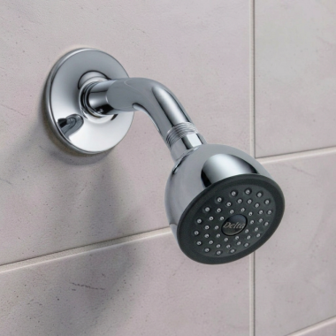 Click here to see Delta ISH52020 Delta 5” Single Function Round Showerhead with Touch-Clean, Chrome - ISH52020