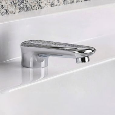 Click here to see Delta ITS61338 Delta Universal 8” Non-Diverter Tub Spout, Metal, Chrome - ITS61338