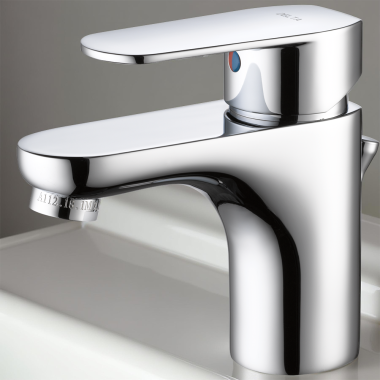 Click here to see Delta 23025-M Delta Elemetro Single-Handle Bathroom Faucet w/ Pop-Up, 2.2 GPM, Chrome - 23025-M