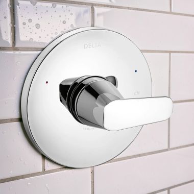 Click here to see Delta T140230 Delta Elemetro Round Single Handle Valve Trim, ADA, Polished Chrome - T140230