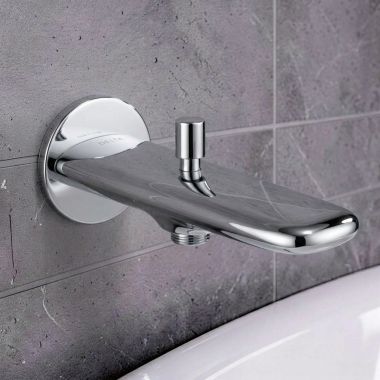 Click here to see Delta ITS62338 Delta Andian 6” Diverter Tub Spout, Metal, Chrome - ITS62338