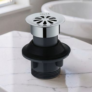 Click here to see Delta IAOGD002 Delta Grid Drain Without Overflow, Polished Chrome - IAOGD002